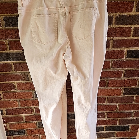 Ralph Lauren Womens Straight Leg Jeans Size 18 Light Pink - Picture 2 of 4
